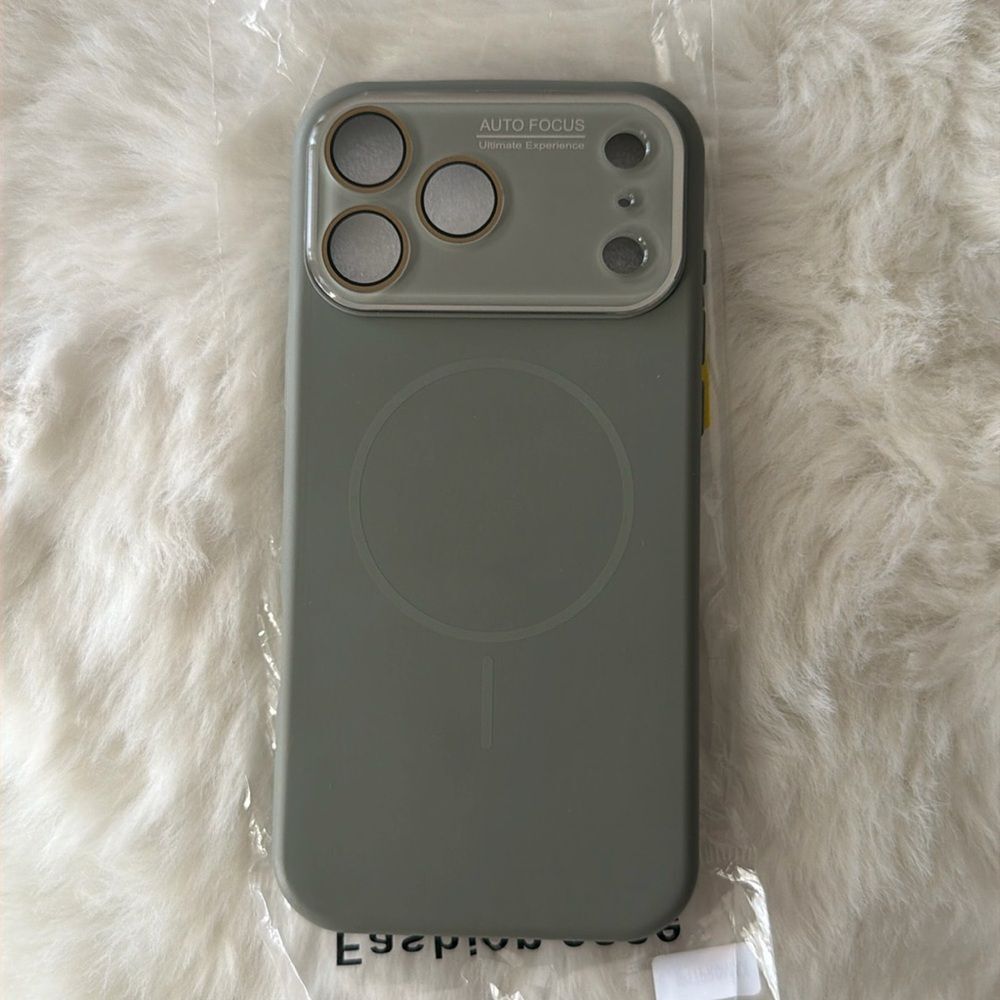 IPhone 17pro max magsafe shock proof complete full coverage case - Gray